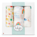 Lulujo Bamboo Swaddle Blanket 3pk