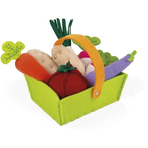 Janod Basket With Vegetables