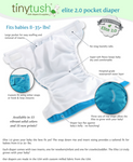 Tiny Tush Elite 2.0 One-Size Pocket Diaper