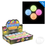 Toy Network - 1.6" Glow-in-the-dark Sticky Squish Orbs