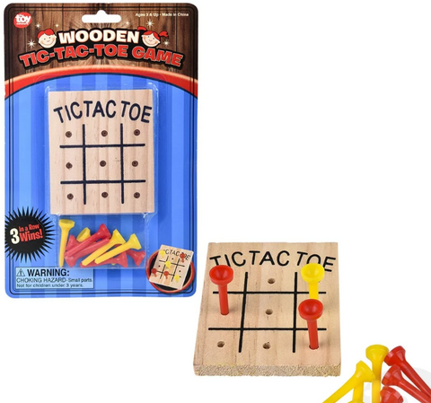 Toy Network - Wooden Tic-Tac-Toe