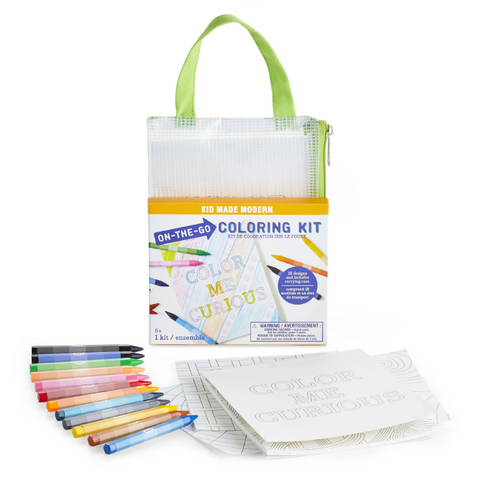 Kid Made Modern - On the Go Coloring Kit
