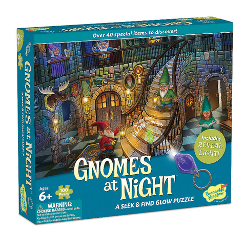 Mindware - Seek & Find Glow Puzzle: Gnomes