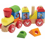Melissa & Doug - Mickey Mouse Wooden Stacking Train