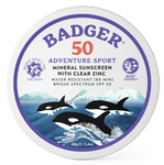 Badger - Adventure Sport Mineral Sunscreen 2.4 oz Tin 50 SPF