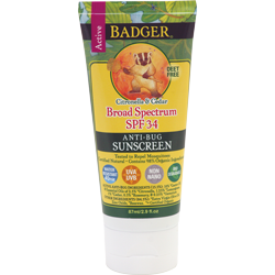 Badger Anti-Bug Sunscreen SPF35 Active