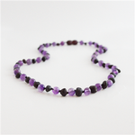 The Amber Monkey - Raw Chestnut Amethyst 17-18"