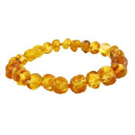 The Amber Monkey- Honey Bracelet Screw Clasp 7”