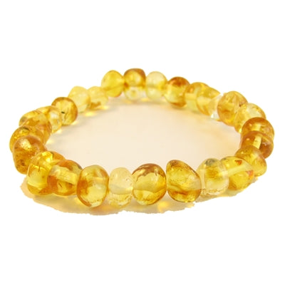 The Amber Monkey- Lemon Stretch Bracelet 8”