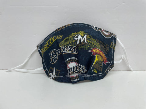 Two Whittle Birds - Milwaukee Brewers Face Mask