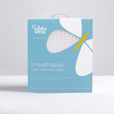Lullaby Earth Breeze Organic Breathable Mattress Pad
