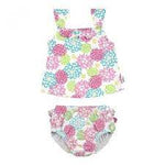 iPlay - Ruffle Tankini Swimsuit Set White Zinnia