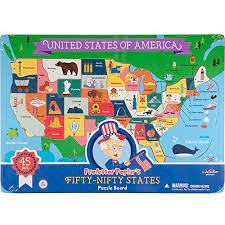 Imagination Generation - Professor Poplar’s Fifty-Nifty States - Puzzle Board