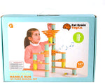 Fat Brain Bamboo Marble Run 127pc Set