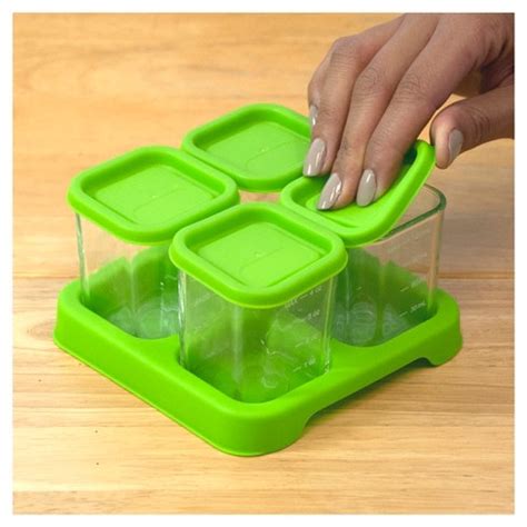 Green Sprouts Glass Cubes 4oz