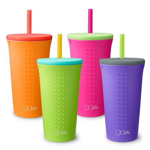 Go sili Silicone Straw Cup 16oz