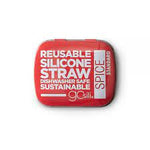 Go sili Silicone Straw Tin