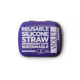 Go sili Silicone Straw Tin