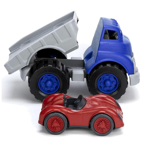 Green Toys Flat Bed Truck & Race Car