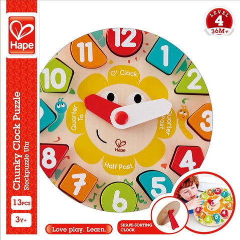 Hape Chunky Clock Puzzle