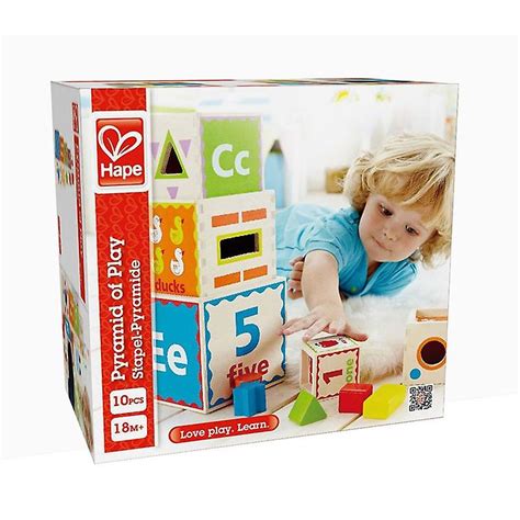 Hape Pyramid of Play Blocks