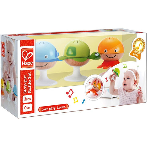 Hape Stay Put Rattle Set