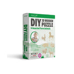 Hands Craft DIY 3D 6 assorted puzzles