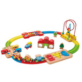 Hape - Rainbow Puzzle Railway
