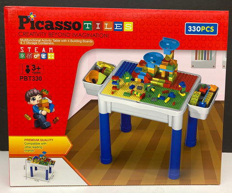 Picasso Tiles Activity Table 330pc