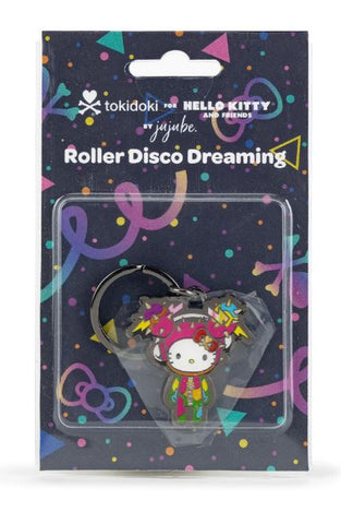 JuJuBe Tokidoki Sanrio - Hello Kitty Keychain - Roller Disco Dreaming