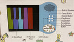 Picasso Tiles 49-Key Roll Up Piano Rainbow