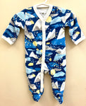 Apple Park Organic Cotton Footie 0-3m