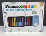 Picasso Tiles 49-Key Roll Up Piano Rainbow
