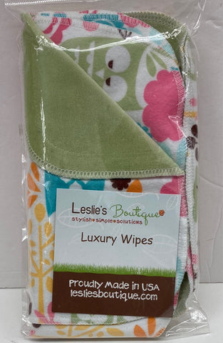 Leslie’s Boutique- Cloth Wipes - 5pk