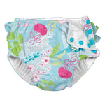 Iplay - Snap Reusable Swim Diaper - Aqua Coral Reef - 6m