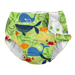 Iplay - Snap Reusable Swim Diaper - Green Sealife