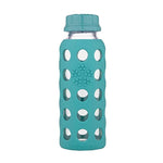 Lifefactory - Glass Baby Bottle 9oz with Flat Cap