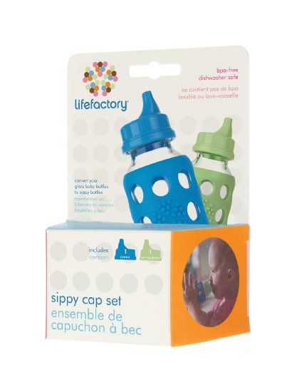 Lifefactory 4-Bottle Baby Starter Set - Lavender/Grape