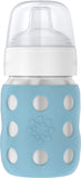 Lifefactory - Stainless Steel 8oz Wide Neck Bottle with Sippy