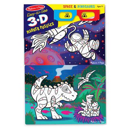 Melissa & Doug - Easy to See 3D Space & Dinosaurs