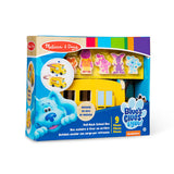 Melissa & Doug - Blues Clues and You - Wooden Pull-Back School Bus