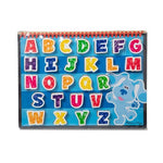 Melissa & Doug Blues and You - Wooden Chunky Puzzle - Alphabet
