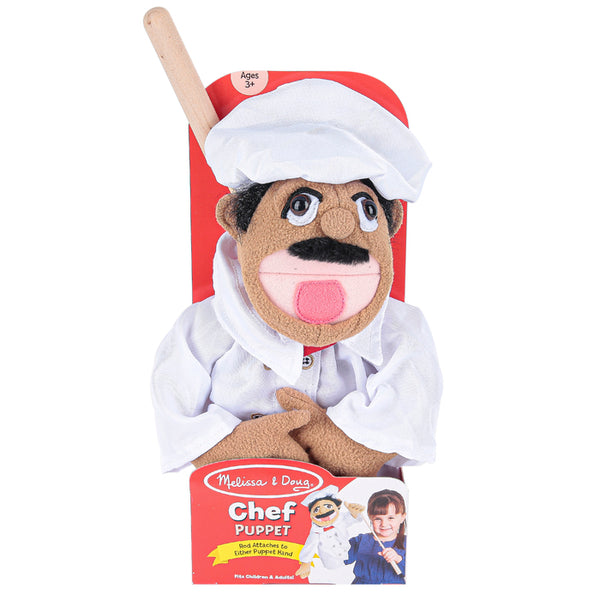 Melissa & Doug Chef Puppet with Detachable Wooden Rod (Puppets