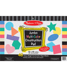 Melissa & Doug - Jumbo Multi-Color Construction Pad