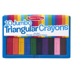 Melissa & Doug - 10 Jumbo Triangular Crayons