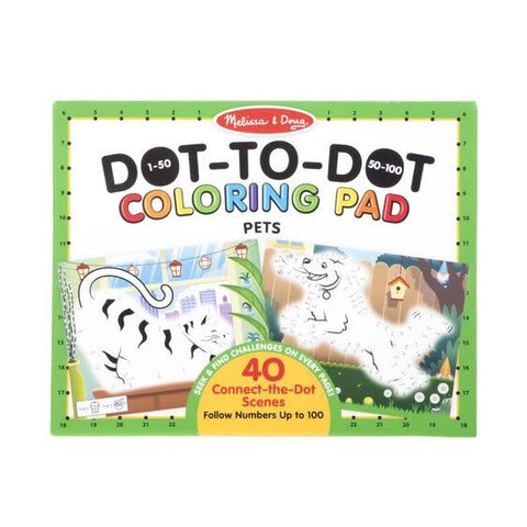 Melissa & Doug- Dot to Dot Coloring pads