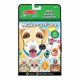 Melissa & Doug - On the Go Make A Face Reusable Sticker Pad