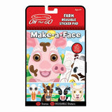 Melissa & Doug - On the Go Make A Face Reusable Sticker Pad