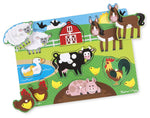 Melissa & Doug - Wooden Peg Puzzle