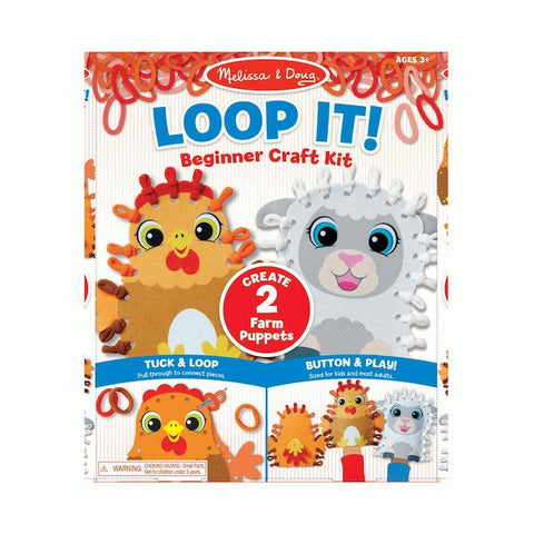 Melissa & Doug - Loop It! Beginner Craft Kit